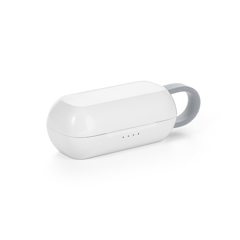 Fones de ouvido wireless com autonomia de 3h, em ABS