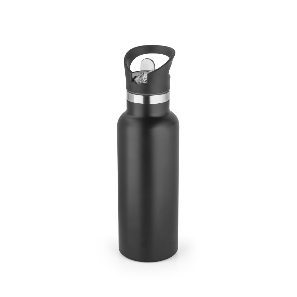 Garrafa térmica em aço inox de parede dupla (570 mL)