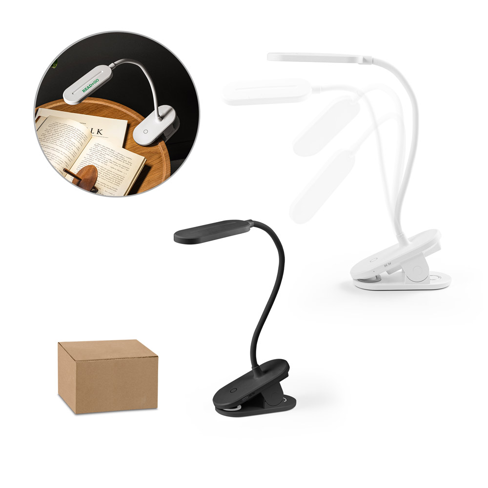 Luminária de mesa portátil com 140 lumen