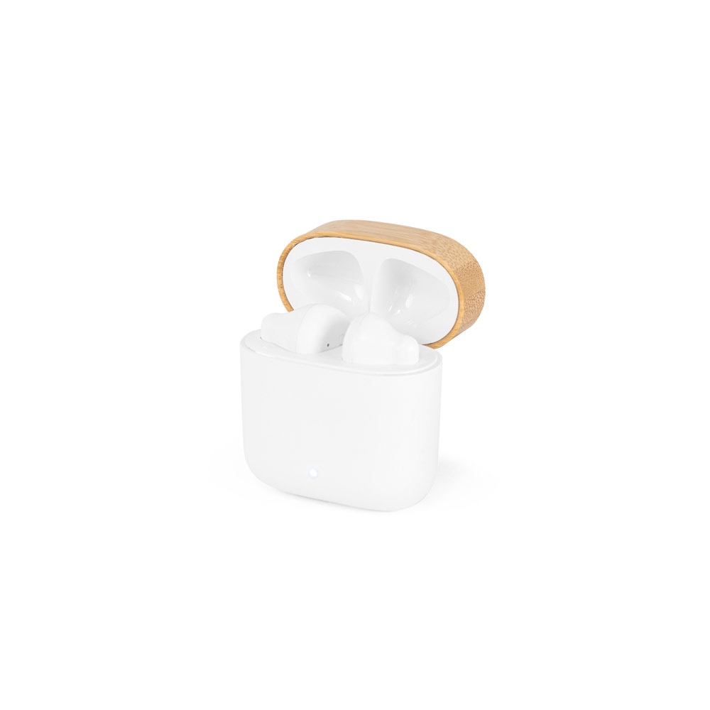 Fones de ouvido wireless com autonomia de 5h (300 mAh)