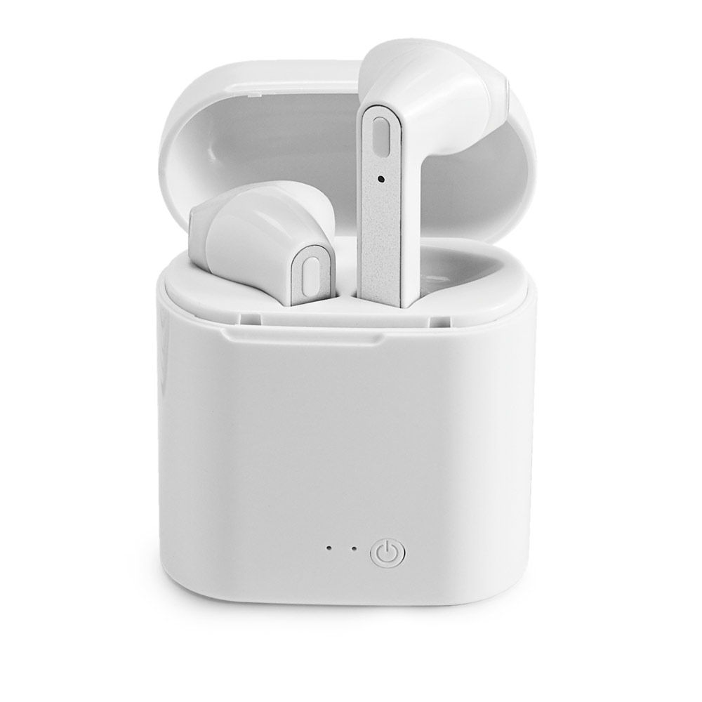 Fones de ouvido wireless com autonomia de 6h em ABS